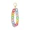 Blue Moon Studio™ Multicolour Chain Link Bag Charm with Rhinestones
